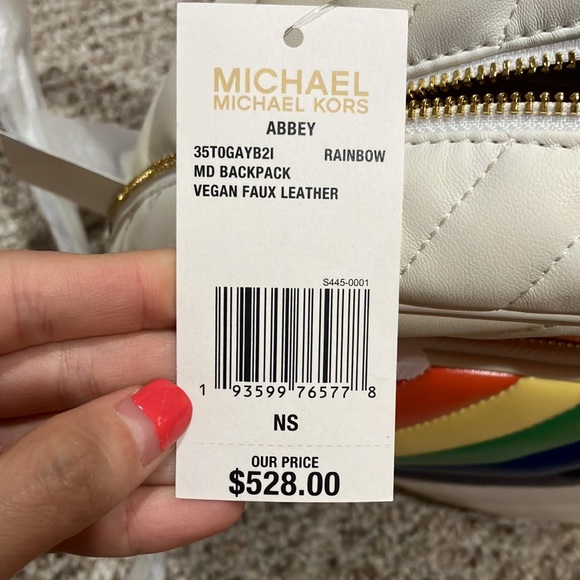 Michael Kors Limited abbey rainbow backpack 35T0GAYB2I main image 7